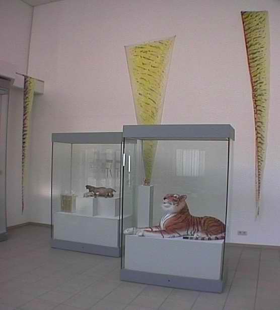 Tigermuseum - Ausstellung im Kreismuseum in Peine - Exponate, Tigerwimpel (Eingangshalle)