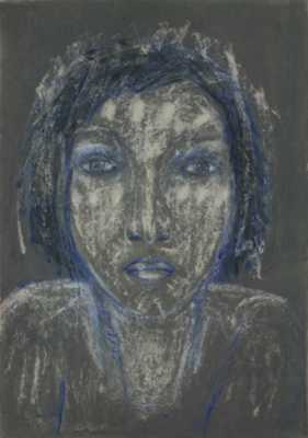 Abbildung: Ahne, 2006, 100x70 cm, Öl auf Karton von Brigitta C. Quast