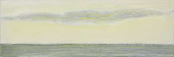 Abbildung: In Richtung Horizont, 2007, 30x90 cm, Öl auf Leinwand von Brigitta C. Quast